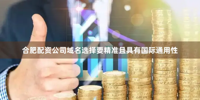 合肥配资公司域名选择要精准且具有国际通用性