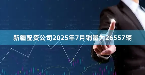 新疆配资公司2025年7月销量为26557辆